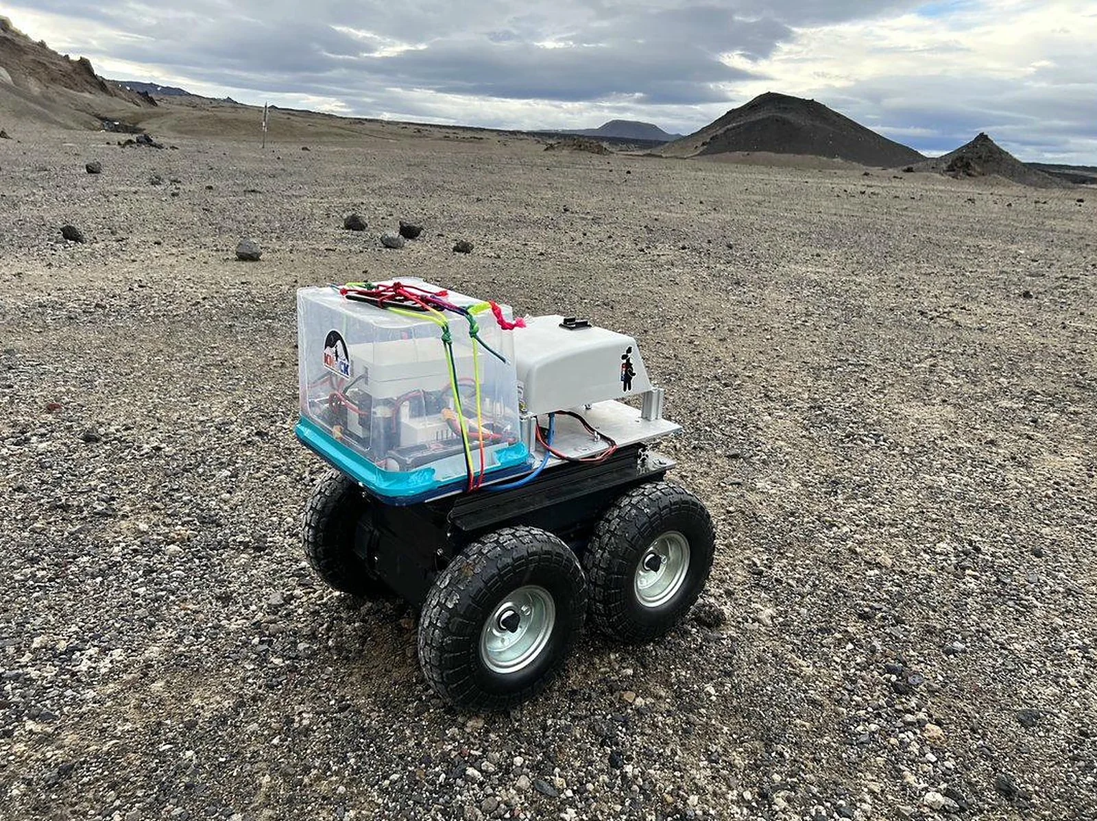 Remote operation of a rover in Iceland from NASA MSFC
