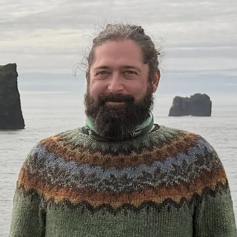 Christopher Hamilton on the south coast of Iceland